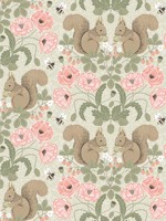 Kurre Pink Woodland Damask Wallpaper 299944120 by A Street Prints Wallpaper for sale at Wallpapers To Go