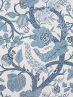 Macbeth Blue Fabric F972624 by Thibaut Fabrics for sale at Wallpapers To Go
