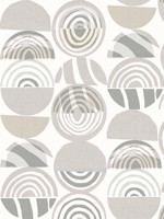 Mahe Light Grey Mod Geometric Wallpaper 401426444 by A Street Prints Wallpaper for sale at Wallpapers To Go