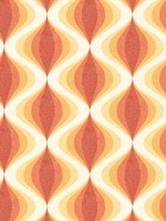 Turbine Twist Oranges Wallpaper JJ38055 by Patton Norwall Wallpaper for sale at Wallpapers To Go