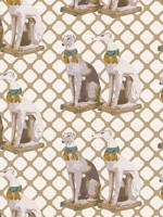 Regal Greyhound Luxe Wallpaper WTG-245876 by Scalamandre Wallpaper for sale at Wallpapers To Go