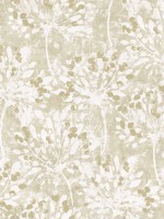 Dori Gold Painterly Floral Wallpaper WTG-246198 by Advantage Wallpaper for sale at Wallpapers To Go
