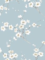 Cherry Blossoms Odessa Peel and Stick Wallpaper WTG-246330 by Casa Mia Wallpaper for sale at Wallpapers To Go