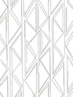 Sideways Sketch Grey Peel and Stick Wallpaper WTG-247663 by Magnolia Home Wallpaper by Joanna Gaines for sale at Wallpapers To Go