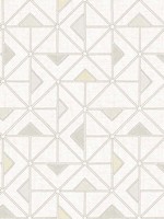 Jekyl Beige Triangles Wallpaper WTG-247946 by A Street Prints Wallpaper for sale at Wallpapers To Go