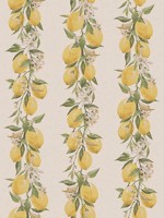 Lemon Stripe Yellow Beige Wallpaper WTG-250279 by Galerie Wallpaper for sale at Wallpapers To Go