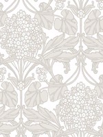 Floral Hydrangea Pale Oak and Pearl Wallpaper WTG-255380 by Seabrook Wallpaper for sale at Wallpapers To Go