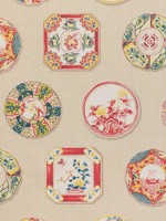 Bonchamp Red Wallpaper WTG-258261 by Brunschwig and Fils Wallpaper for sale at Wallpapers To Go