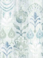 Pavord Green Floral Shibori Wallpaper WTG-262122 by A Street Prints Wallpaper for sale at Wallpapers To Go