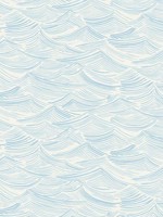Seaside Waves Blue Oasis Prepasted Wallpaper WTG-264615 by Seabrook Wallpaper for sale at Wallpapers To Go