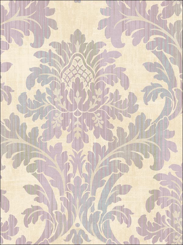 Colter Damask Wallpaper AE31109 by Seabrook Wallpaper for sale at Wallpapers To Go