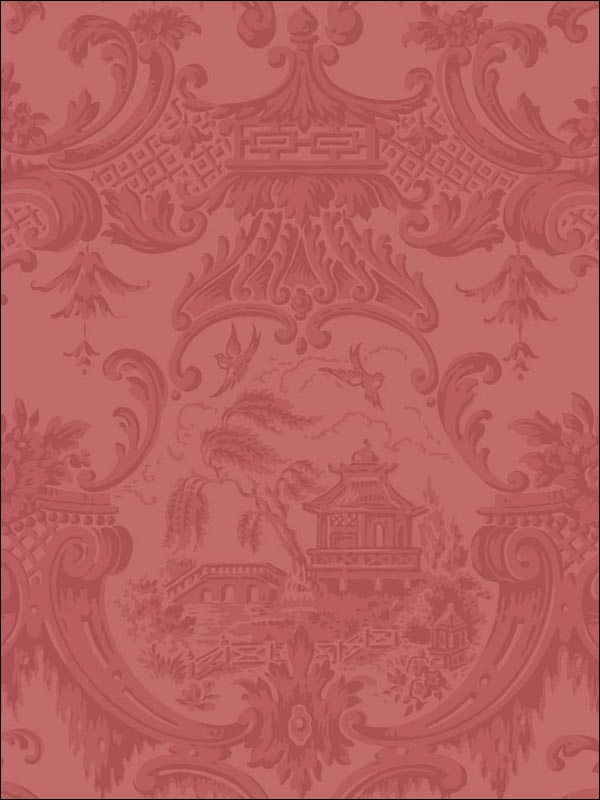 Chippendale China Red Wallpaper 1003015 by Cole and Son Wallpaper for sale at Wallpapers To Go