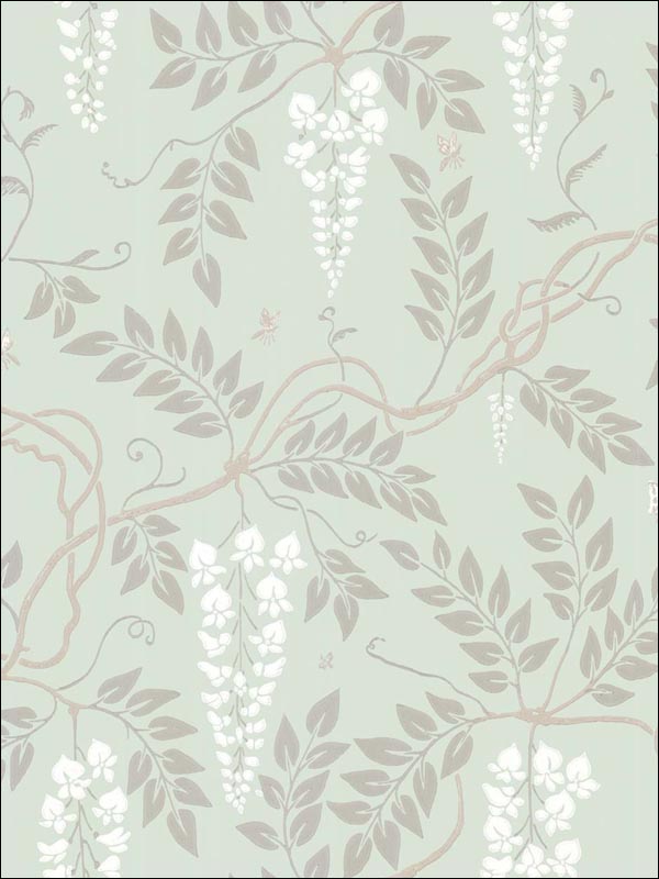 Egerton Duck Egg Wallpaper 1009044 by Cole and Son Wallpaper for sale at Wallpapers To Go