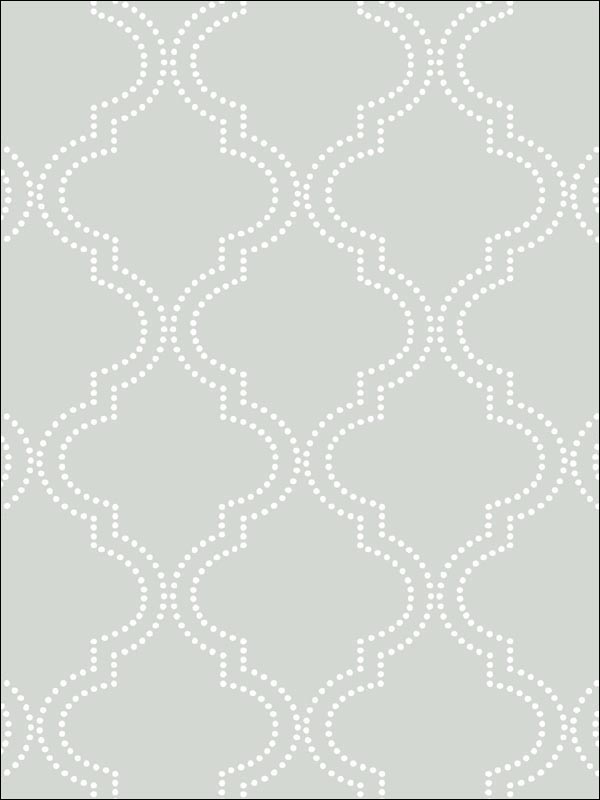 Grey Quatrefoil Peel And Stick Wallpaper NU1649 by Brewster Wallpaper for sale at Wallpapers To Go