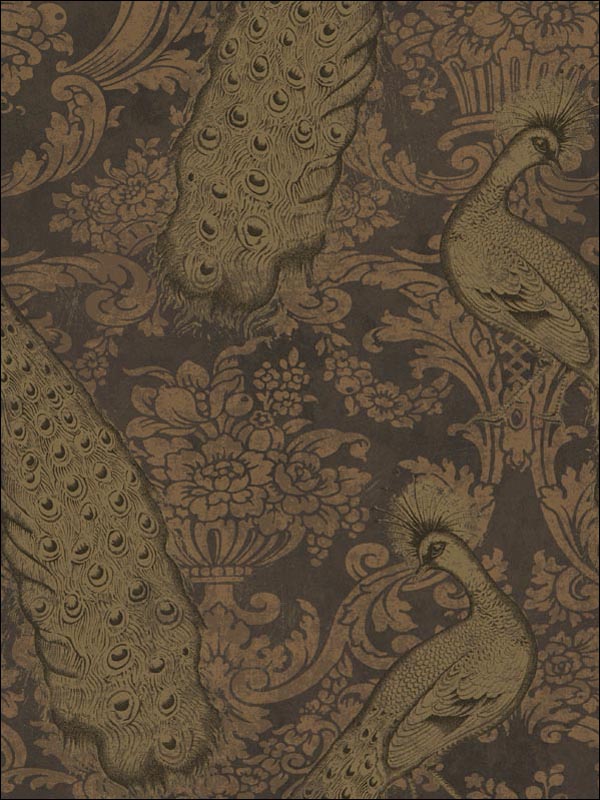 Byron Black and Gold Wallpaper 947036 by Cole and Son Wallpaper for sale at Wallpapers To Go