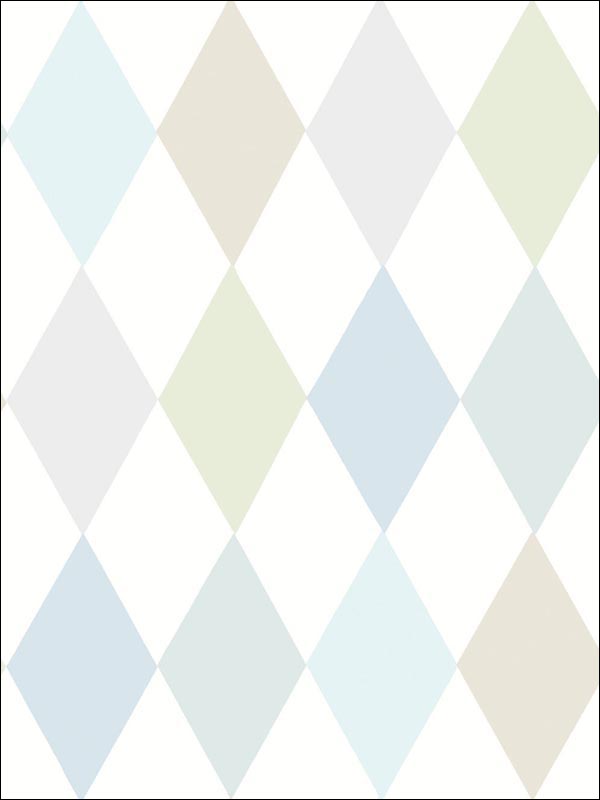 Punchinello Soft Blue Wallpaper 1032011 by Cole and Son Wallpaper for sale at Wallpapers To Go