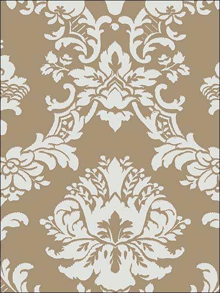 Metallics Damask Wallpaper CH28242 by Norwall Wallpaper for sale at Wallpapers To Go
