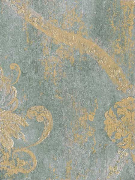 Metallics Damask Textured Wallpaper CS27331 by Norwall Wallpaper for sale at Wallpapers To Go