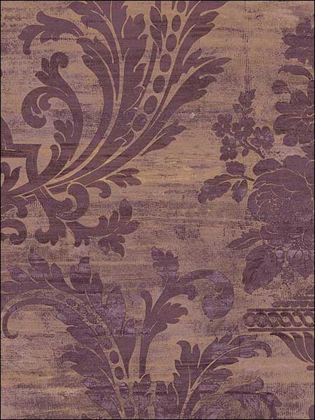 Silk Look Damask Wallpaper CS35602 by Norwall Wallpaper for sale at Wallpapers To Go