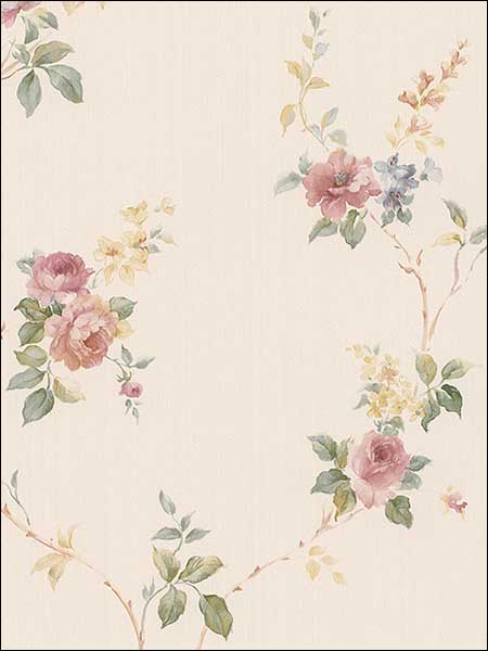 Roses Wallpaper CN24623 by Norwall Wallpaper for sale at Wallpapers To Go