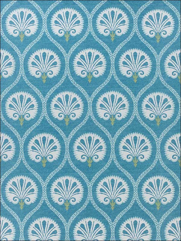 Kimberly Teal Fabric F985020 by Thibaut Fabrics for sale at Wallpapers To Go