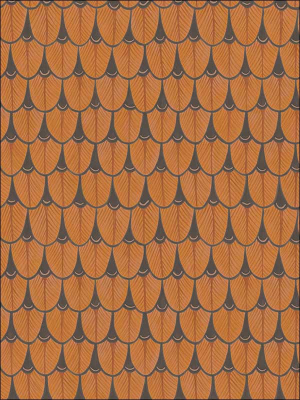 Narina Burnt Orange Wallpaper 10910050 by Cole and Son Wallpaper for sale at Wallpapers To Go
