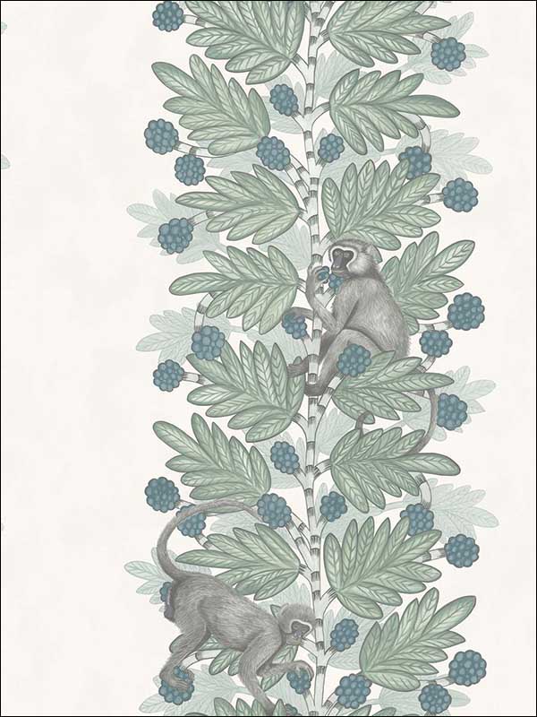 Acacia Blue And Green Wallpaper 10911052 by Cole and Son Wallpaper for sale at Wallpapers To Go