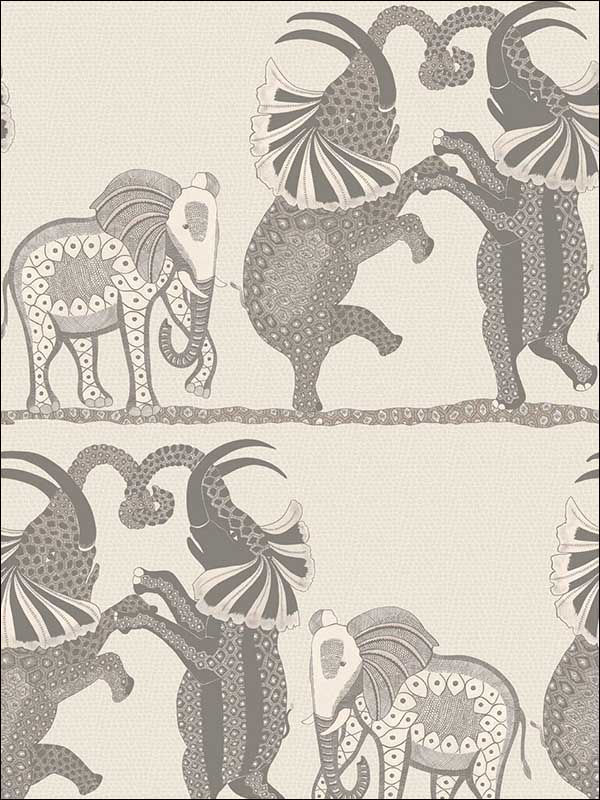 Safari Dance Pale Stone And Grey Wallpaper 1098037 by Cole and Son Wallpaper for sale at Wallpapers To Go