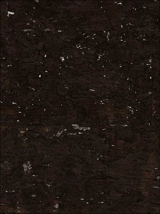 Carbonized Cork Espresso and Silver Wallpaper SC0001WP88352 by Scalamandre Wallpaper for sale at Wallpapers To Go