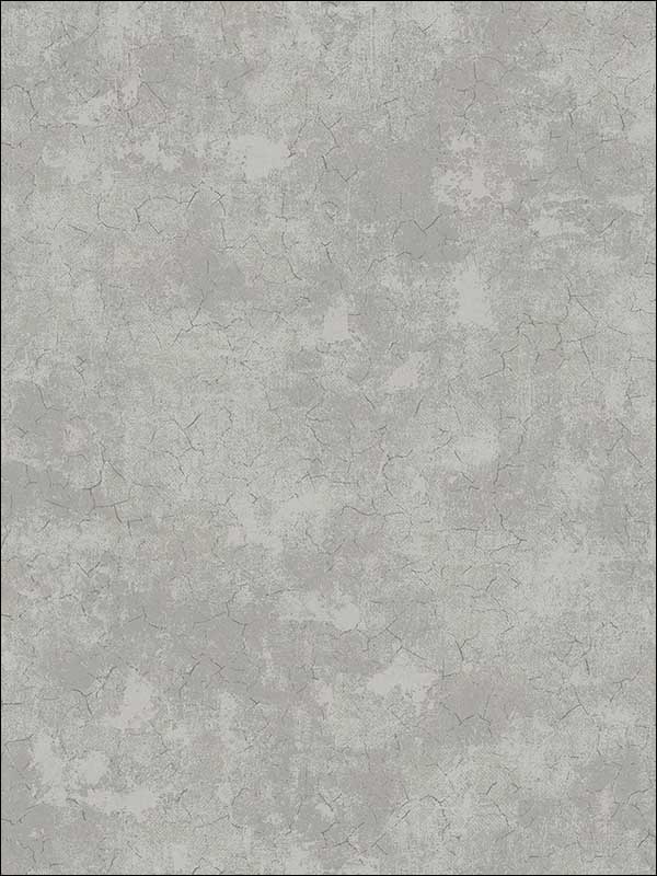 Textured Crackle Faux Gray Wallpaper 1430208 by Seabrook Wallpaper for sale at Wallpapers To Go