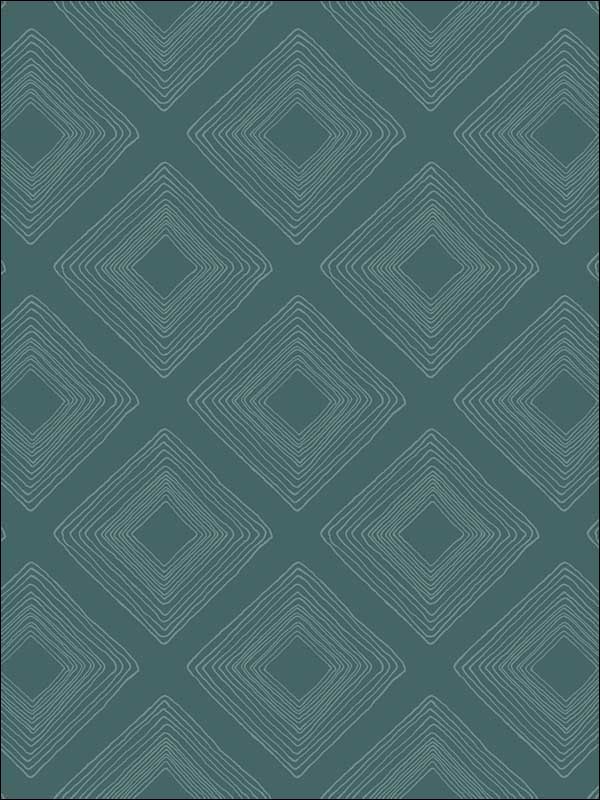 Diamond Sketch Weekends Teal Wallpaper ME1577 by York Wallpaper for sale at Wallpapers To Go