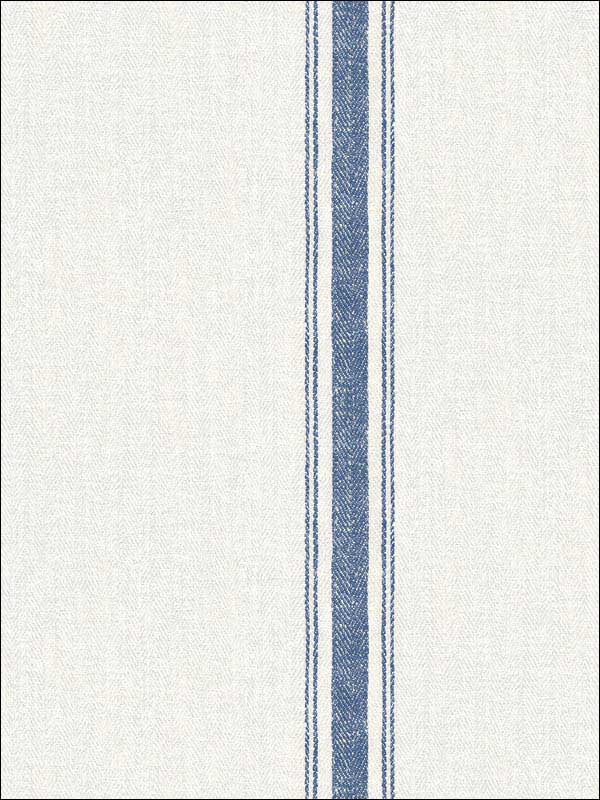 Linette Blue Fabric Stripe Wallpaper 311512462 by Chesapeake Wallpaper for sale at Wallpapers To Go