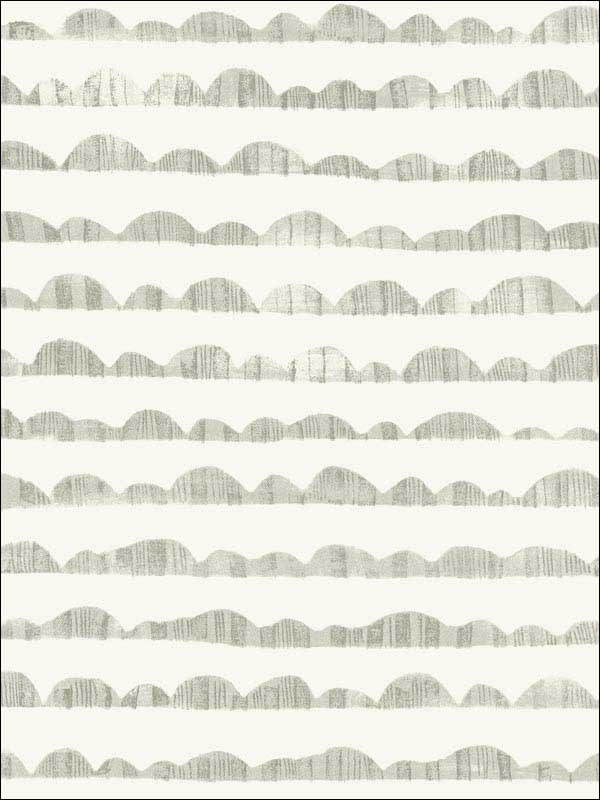 Hill and Horizon Grey Wallpaper MK1140 by Magnolia Home Wallpaper for sale at Wallpapers To Go