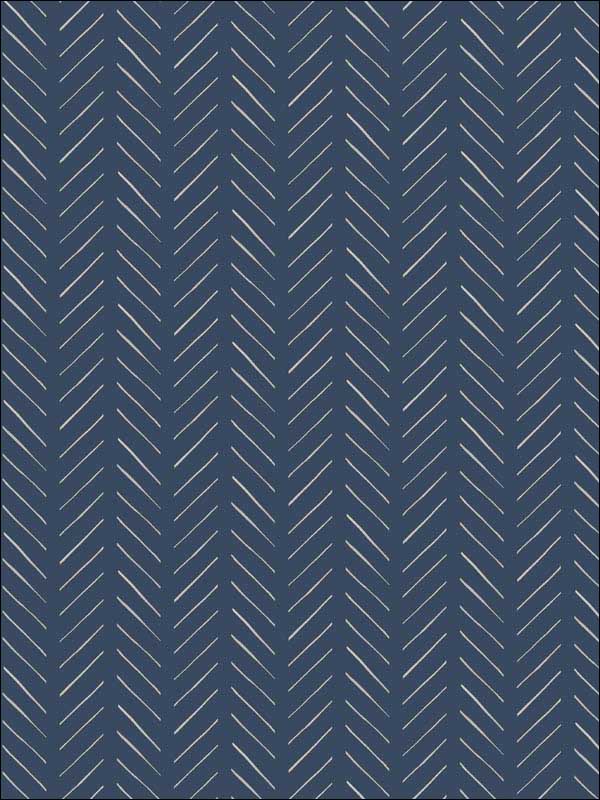 Pick Up Sticks Blue Wallpaper MK1173 by Magnolia Home Wallpaper for sale at Wallpapers To Go