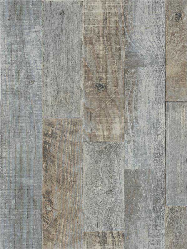 Chebacco Grey Wooden Planks Wallpaper 311812691 by Chesapeake Wallpaper for sale at Wallpapers To Go