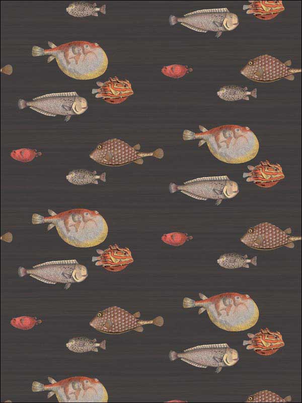 Acquario Fish in Cream Wallpaper - Buy Online