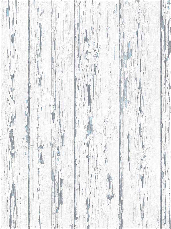 Shiplap White Blue Turquoise Cotton Grey Wallpaper FH37532 by Patton Norwall Wallpaper for sale at Wallpapers To Go