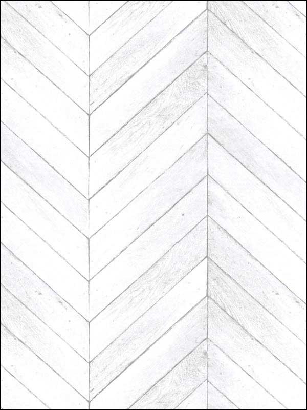 Chevron Wood Grey Wallpaper G68001 by Patton Norwall Wallpaper for sale at Wallpapers To Go