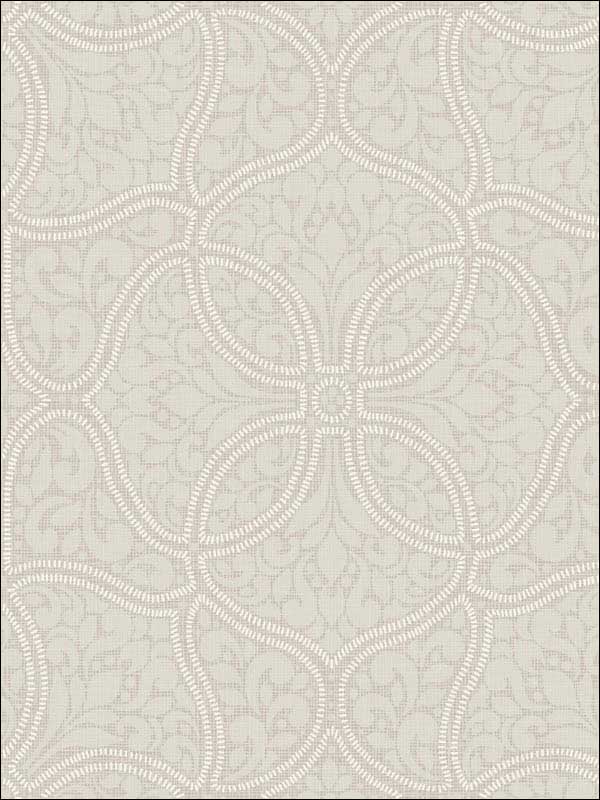 Geometric Leaf Scroll Glitter Wallpaper 2010707 by Seabrook Wallpaper for sale at Wallpapers To Go