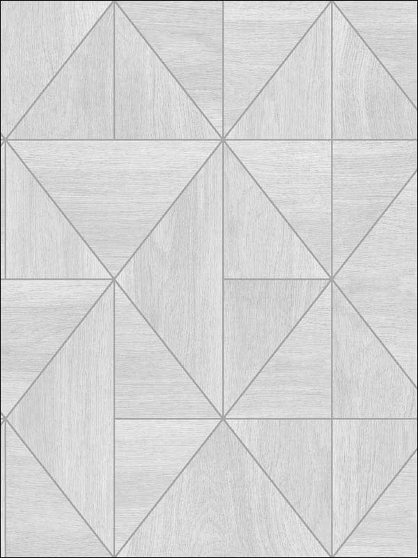 Cheverny Light Grey Geometric Wood Wallpaper 290825320 by A Street Prints Wallpaper for sale at Wallpapers To Go
