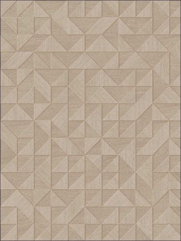 Gallerie Beige Geometric Wood Wallpaper 290825328 by A Street Prints Wallpaper for sale at Wallpapers To Go