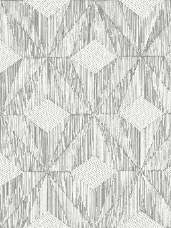 Paragon Silver Geometric Wallpaper 290887102 by A Street Prints Wallpaper for sale at Wallpapers To Go
