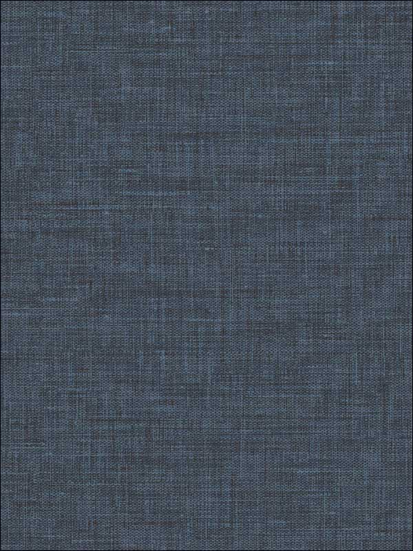 Easy Linen Admiral Blue Wallpaper BV30202 by Seabrook Wallpaper for sale at Wallpapers To Go