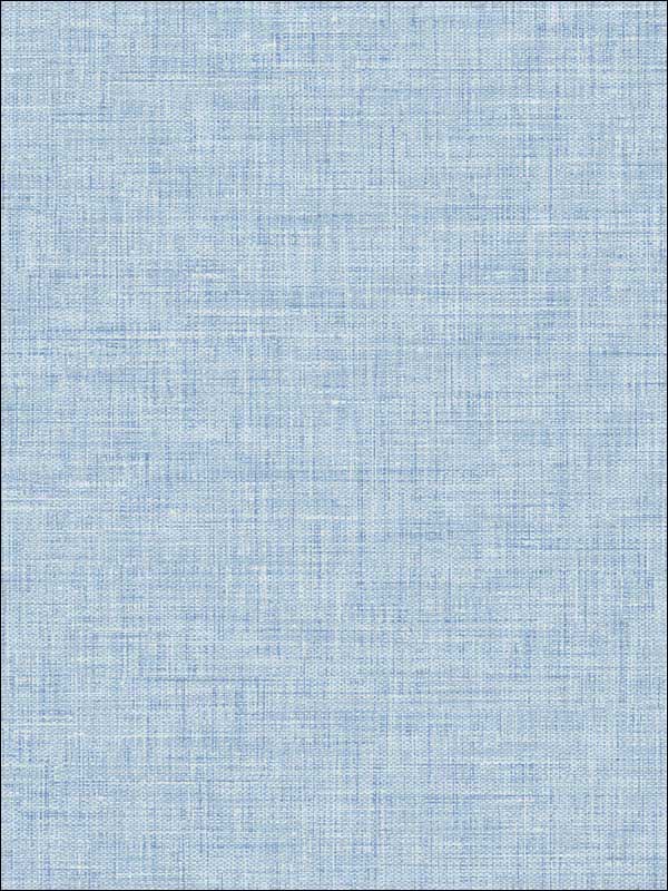 Easy Linen Sky Blue Wallpaper BV30212 by Seabrook Wallpaper for sale at Wallpapers To Go