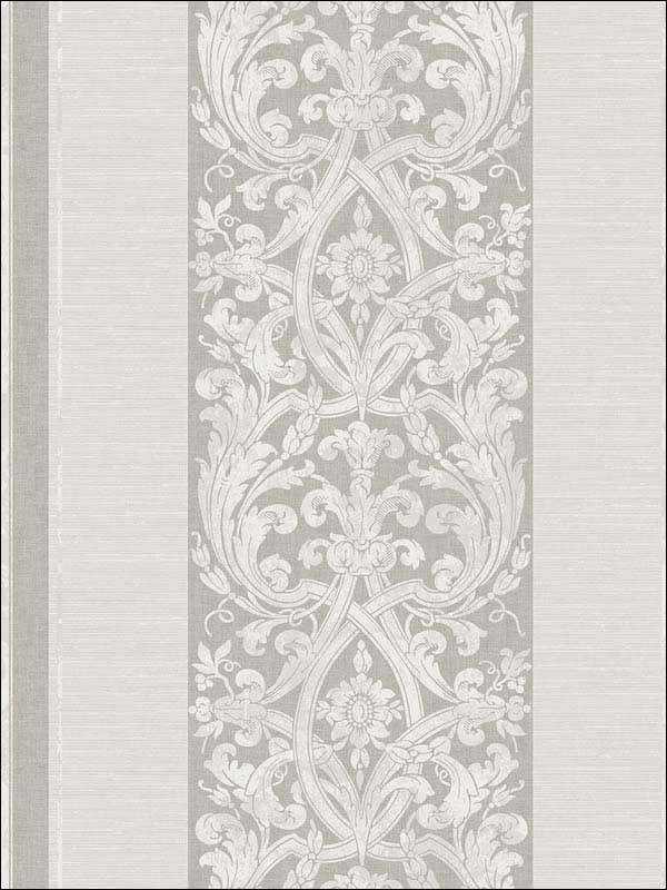 Gothic Stripes Grey White Wallpaper RM80608 by Casa Mia Wallpaper for sale at Wallpapers To Go