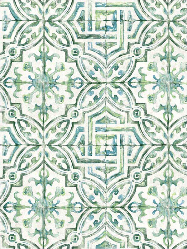 Sonoma Green Beach Tile Wallpaper 312012338 by Chesapeake Wallpaper for sale at Wallpapers To Go