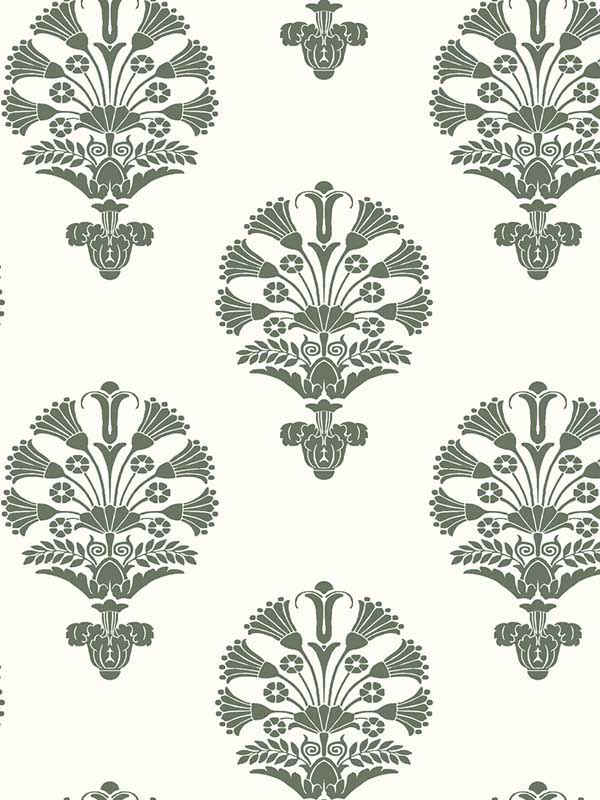 Luxor Green Wallpaper SS2537 by York Wallpaper for sale at Wallpapers To Go