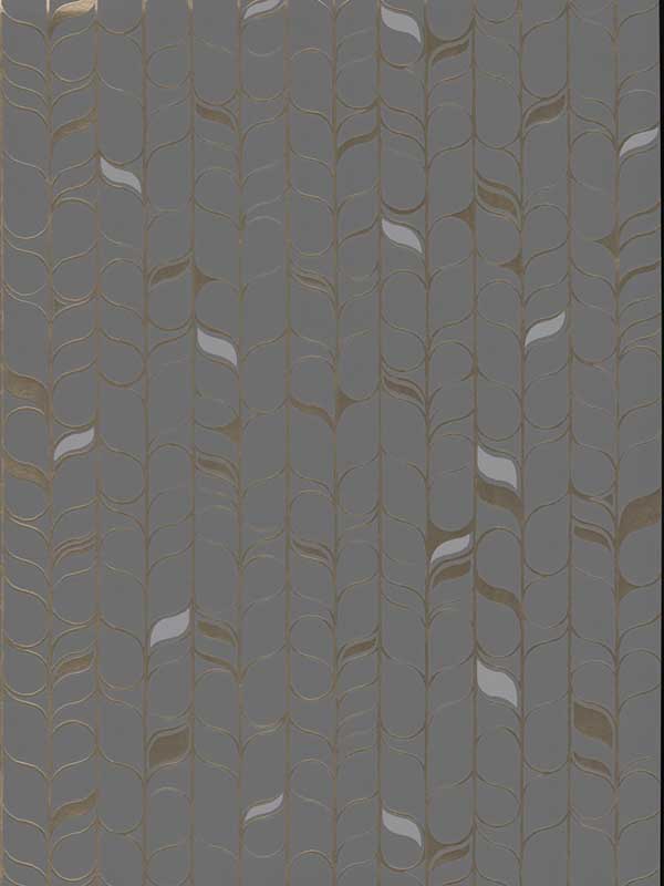 Perfect Petals Gray Gold Wallpaper OS4203 by Candice Olson Wallpaper for sale at Wallpapers To Go