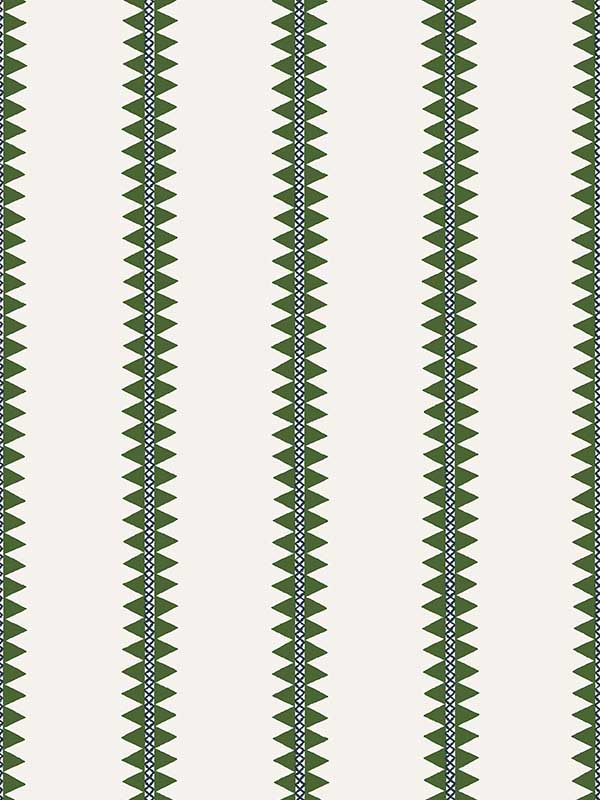 Reno Stripe Green Wallpaper T13242 by Thibaut Wallpaper for sale at Wallpapers To Go