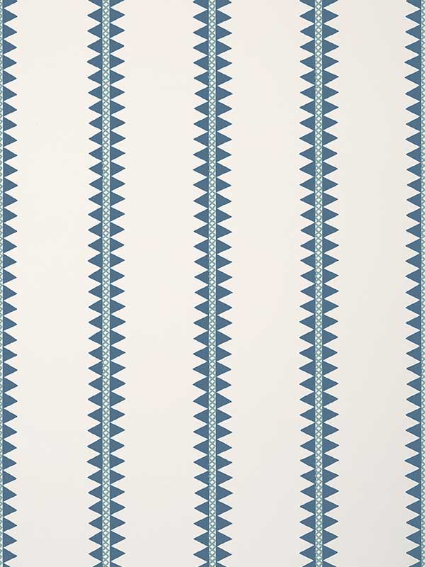 Reno Stripe Teal Wallpaper T13243 by Thibaut Wallpaper for sale at Wallpapers To Go